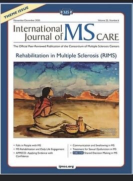 My first cover for the international journal of MS care