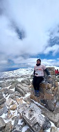 At the top of Mt Kosciuszko 