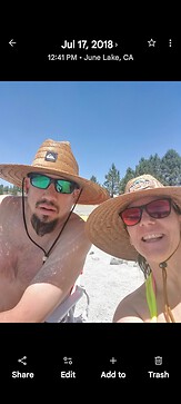 June Lake Ca..beach of June Lake 
