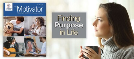 Finding Purpose in Life the cover story in The Motivator magazine